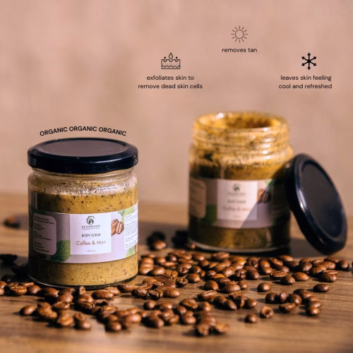 Coffee & Mint Body Scrub - Image 2