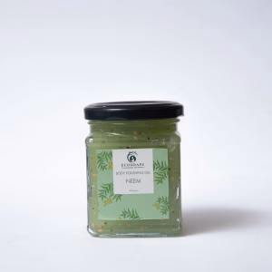 a jar of green sauce