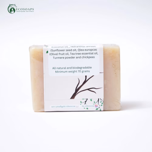 a bar of soap with a label