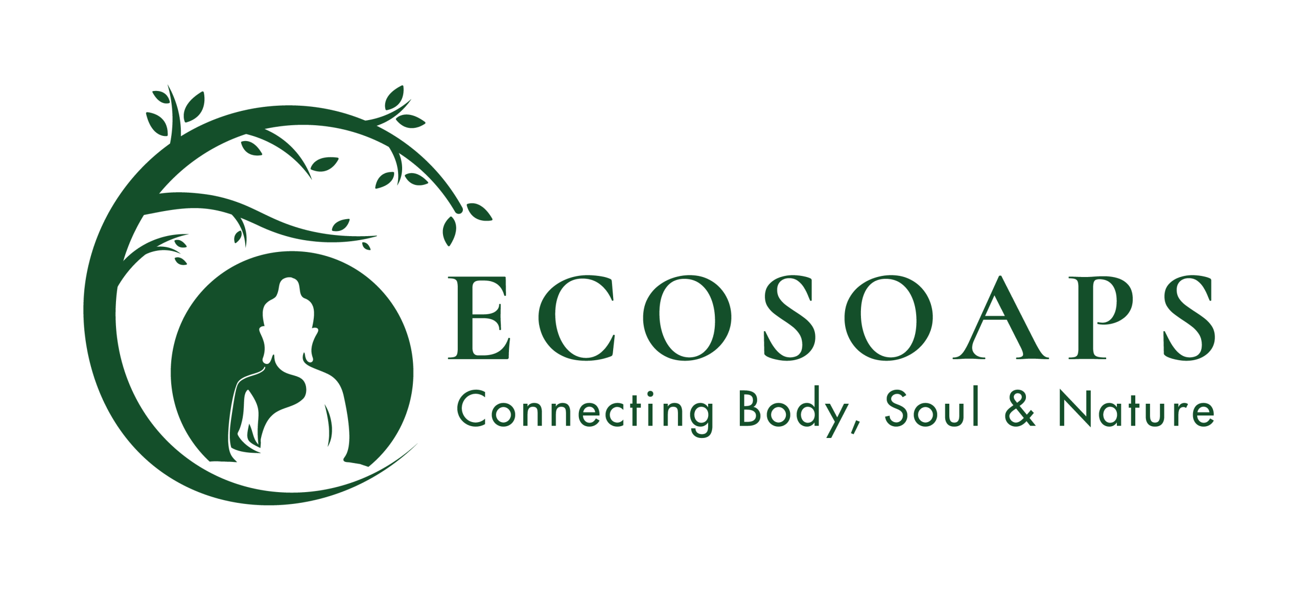 Ecosoaps Green Horizontal Logo
